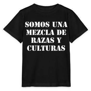 Latino Kultur Spruch in Spanisch - Stanley/Stella Kinder T-Shirt MINI CREATOR  - Schwarz - Vorne - Mikhail (115cm)