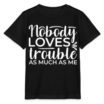 Personne n’aime la colère autant que j’aime le dire - T-shirt bio MINI CREATOR Stanley/Stella Enfant - noir - Devant - Mikhail (115cm)