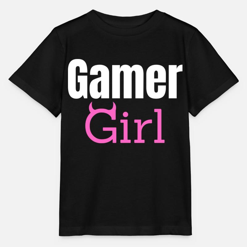 Gamer Girl - Stanley/Stella Kinder T-Shirt MINI CREATOR  - Schwarz