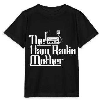 Ham Radio Operator Girl Mom Mutter Sprüche - Stanley/Stella Kinder T-Shirt MINI CREATOR  - Schwarz - Vorne - Mikhail (115cm)