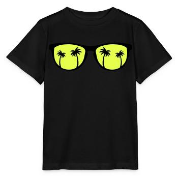 Sunglasses Palms - Stanley/Stella MINI CREATOR Kids’ T-Shirt - black - Front - Mikhail (115cm)