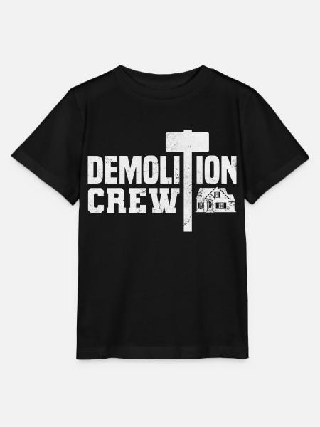 Demolition Crew - Demolition Expert Demolition - Stanley/Stella MINI CREATOR T-skjorte for barn - svart
