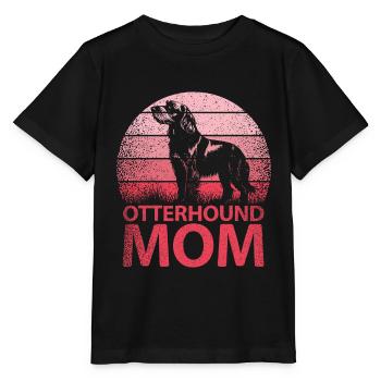 Otterhound Otter Dog Mom Mistress Pink - Stanley/Stella MINI CREATOR Kids’ T-Shirt - black - Front - Mikhail (115cm)