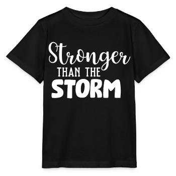 Stärker als der Sturm - Stanley/Stella Kinder T-Shirt MINI CREATOR  - Schwarz - Vorne - Mikhail (115cm)