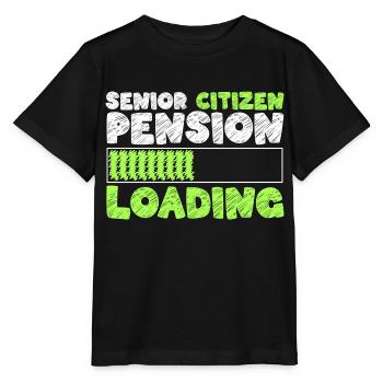 Rentner Ruhe Senior - Stanley/Stella Kinder T-Shirt MINI CREATOR  - Schwarz - Vorne - Mikhail (115cm)