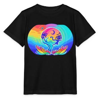 Tree of the sea - Stanley/Stella MINI CREATOR Kids’ T-Shirt - black - Front - Mikhail (115cm)