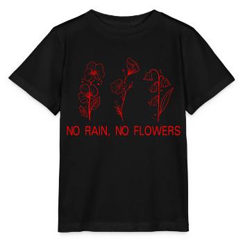 Flower Flower Plant - Stanley/Stella MINI CREATOR Kids’ T-Shirt - black - Front - Mikhail (115cm)