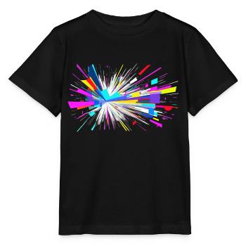 Colors go boom - Stanley/Stella MINI CREATOR Kids’ T-Shirt - black - Front - Mikhail (115cm)