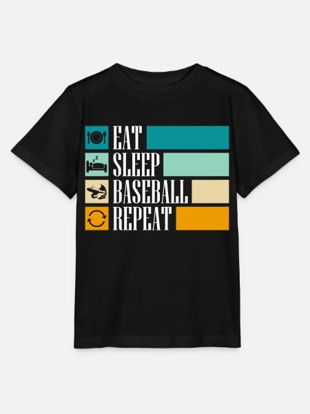 Baseballschläger Sport Hobby - Stanley/Stella Kinder T-Shirt MINI CREATOR - Schwarz