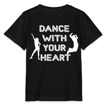 Dancing Dance Music - Stanley/Stella Kinder T-Shirt MINI CREATOR  - Schwarz - Vorne - Mikhail (115cm)
