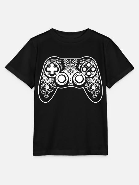 Controller Gaming Videospiele Gamepad - Stanley/Stella Kinder T-Shirt MINI CREATOR - Schwarz