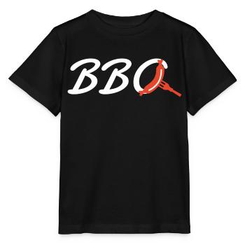 ''BBQ'' Hotdogs - Stanley/Stella Kinder T-Shirt MINI CREATOR  - Schwarz - Vorne - Mikhail (115cm)