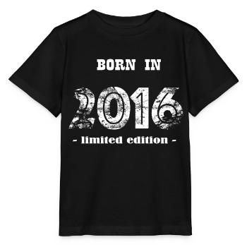 NÉ EN 2016 - édition limitée - T-shirt bio MINI CREATOR Stanley/Stella Enfant - noir - Devant - Mikhail (115cm)