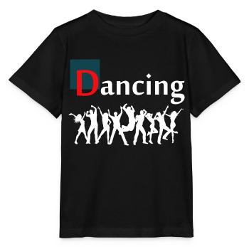 Dancing Dance Music - Stanley/Stella Kinder T-Shirt MINI CREATOR  - Schwarz - Vorne - Mikhail (115cm)