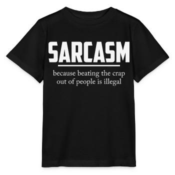 SARCASM - Stanley/Stella MINI CREATOR Kids’ T-Shirt - black - Front - Mikhail (115cm)