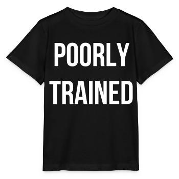 Schlecht ausgebildet englisch - Stanley/Stella Kinder T-Shirt MINI CREATOR  - Schwarz - Vorne - Mikhail (115cm)