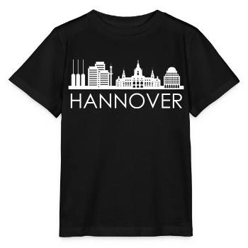 The City of Hanover Skyline Germany Hanover - Stanley/Stella MINI CREATOR Kids’ T-Shirt - black - Front - Mikhail (115cm)