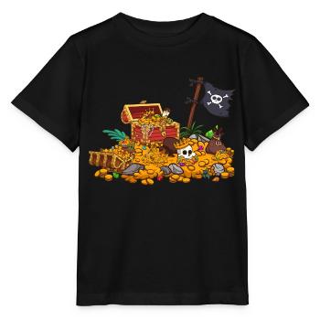 Cartoon-Schatz - Stanley/Stella Kinder T-Shirt MINI CREATOR  - Schwarz - Vorne - Mikhail (115cm)