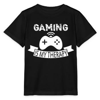 Gaming Therapy - Stanley/Stella MINI CREATOR Kids’ T-Shirt - black - Front - Mikhail (115cm)