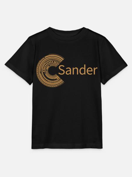 Für Sander - Stanley/Stella Kinder T-Shirt MINI CREATOR  - Schwarz