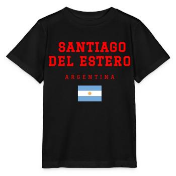 Santiago del Estero Argentinien - Stanley/Stella Kinder T-Shirt MINI CREATOR  - Schwarz - Vorne - Mikhail (115cm)