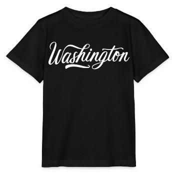Washington - T-shirt bio MINI CREATOR Stanley/Stella Enfant - noir - Devant - Mikhail (115cm)