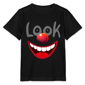 Clown Look - Stanley/Stella MINI CREATOR Kids’ T-Shirt - black - Front - Mikhail (115cm)