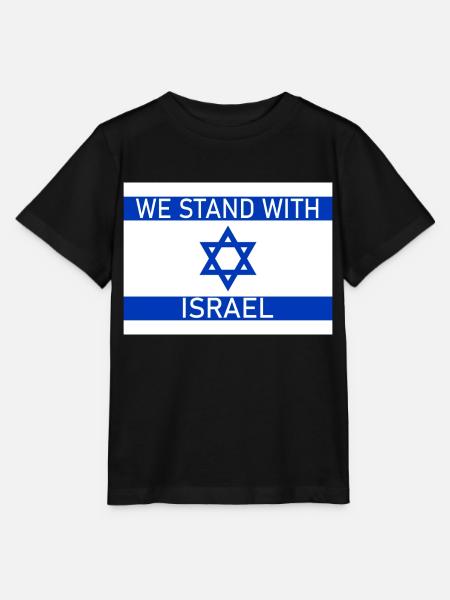 WE STAND WITH - Stanley/Stella Kinder T-Shirt MINI CREATOR  - Schwarz