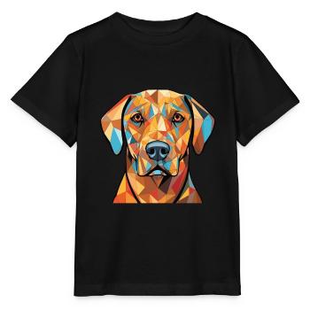 Labrador Retriever Purebred Dog Breed Watercolor - Stanley/Stella MINI CREATOR Kids’ T-Shirt - black - Front - Mikhail (115cm)