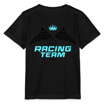 racing team - Stanley/Stella Kinder T-Shirt MINI CREATOR  - Schwarz - Vorne - Mikhail (115cm)