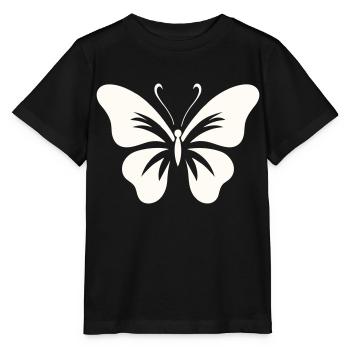 Bold Butterfly - Stanley/Stella MINI CREATOR Kids’ T-Shirt - black - Front - Mikhail (115cm)