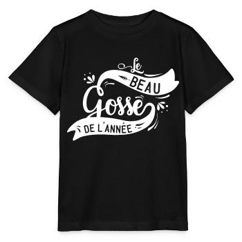 Le Beau Gosse De L'Année - T-shirt bio MINI CREATOR Stanley/Stella Enfant - noir - Devant - Mikhail (115cm)