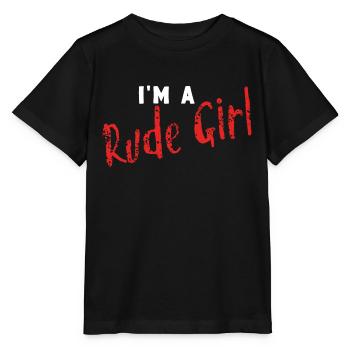 Drôle coquine disant cadeau de fille coquine - T-shirt bio MINI CREATOR Stanley/Stella Enfant - noir - Devant - Mikhail (115cm)