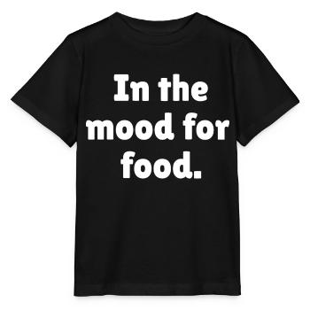 In the mood for food - Stanley/Stella MINI CREATOR Kids’ T-Shirt - black - Front - Mikhail (115cm)