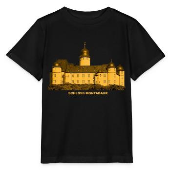 Château de Montabaur, Westerwald, Rhénanie-Palatinat - T-shirt bio MINI CREATOR Stanley/Stella Enfant - noir - Devant - Mikhail (115cm)