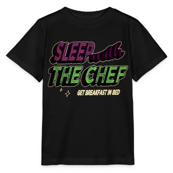Chef (male) provocative funny pastry chef - Stanley/Stella MINI CREATOR Kids’ T-Shirt - black - Front - Mikhail (115cm)