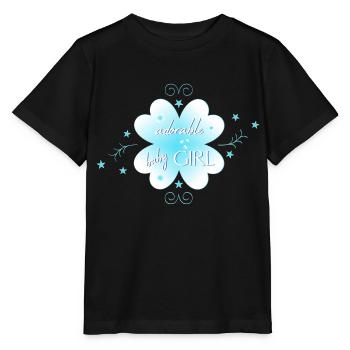 baby girl - Stanley/Stella Kinder T-Shirt MINI CREATOR  - Schwarz - Vorne - Mikhail (115cm)