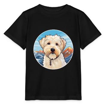 Glen Of Imaal Terrier Hunderasse Cartoon Kawaii Wat - Stanley/Stella Kinder T-Shirt MINI CREATOR  - Schwarz - Vorne - Mikhail (115cm)