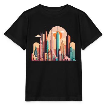 The Urban Adventurer - Stanley/Stella MINI CREATOR Kids’ T-Shirt - black - Front - Mikhail (115cm)