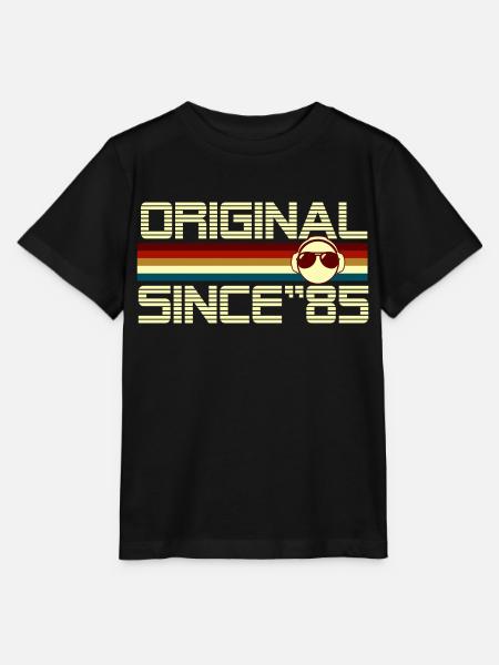 Seit 85 - Stanley/Stella Kinder T-Shirt MINI CREATOR  - Schwarz