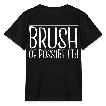 thought-provoking artwork humor expression - Stanley/Stella MINI CREATOR Kids’ T-Shirt - black - Front - Mikhail (115cm)