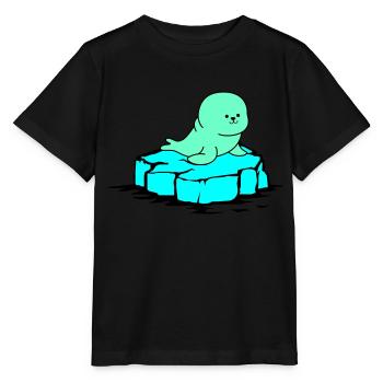 robbe eisscholle - Stanley/Stella Kinder T-Shirt MINI CREATOR  - Schwarz - Vorne - Mikhail (115cm)