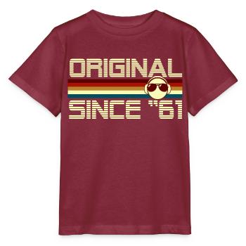 Since 61 - Stanley/Stella MINI CREATOR Kids’ T-Shirt - burgundy - Front - Kain (125cm)