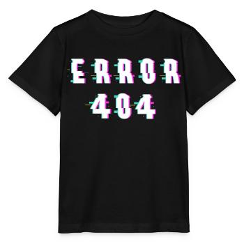 ERROR 404 - T-shirt bio MINI CREATOR Stanley/Stella Enfant - noir - Devant - Mikhail (115cm)
