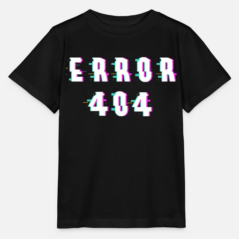 ERROR 404 - T-shirt bio MINI CREATOR Stanley/Stella Enfant - noir