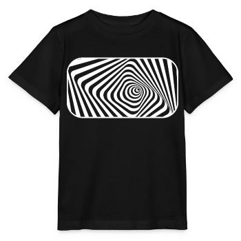 Illusion d’optique - Des visuels fascinants - T-shirt bio MINI CREATOR Stanley/Stella Enfant - noir - Devant - Mikhail (115cm)