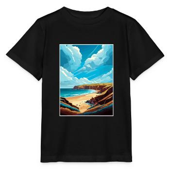 Point Reyes National Seashore California Souvenir - Stanley/Stella Kinder T-Shirt MINI CREATOR  - Schwarz - Vorne - Mikhail (115cm)