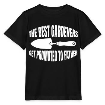 Jardin cadeau jardinier verger jardinier amateur - T-shirt bio MINI CREATOR Stanley/Stella Enfant - noir - Devant - Mikhail (115cm)