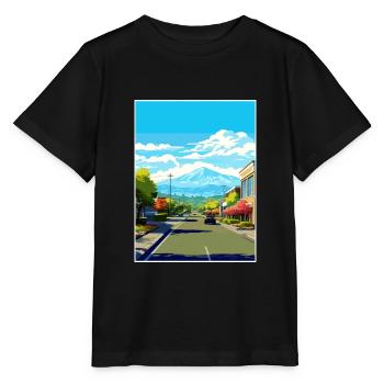 San Jose Kalifornien Vintage Reiseposter Souvenir - Stanley/Stella Kinder T-Shirt MINI CREATOR  - Schwarz - Vorne - Mikhail (115cm)