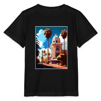 San Jose Kalifornien Vintage Reiseposter Souvenir - Stanley/Stella Kinder T-Shirt MINI CREATOR  - Schwarz - Vorne - Mikhail (115cm)